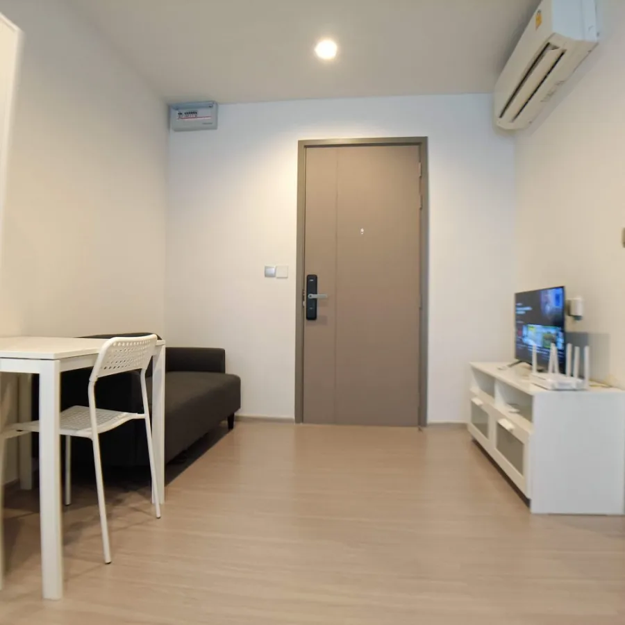 Condo for rent, Life Asoke, Hype Studio, kitchen divided into proportions, reserve first, get in first.