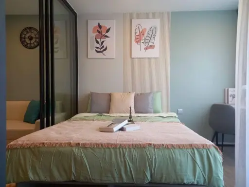 For rent, KAVE AVA, 4th floor, Building B, beautiful room, fully furnished, say that it is very nice to live in. Hurry up and book now, don't miss it.