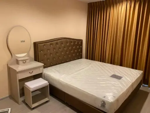 For rent, Life Ladprao, 1 bedroom, 1 bathroom, new furniture, full set, great view, book now, you will regret it.