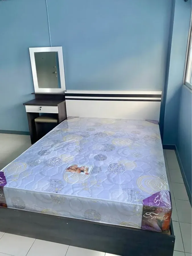For sale, for rent, Lumpini Center Happyland, spacious STUDIO room, comfortable, furnished, move in now, urgent
