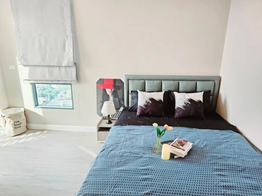 Condo for rent, Metro Sky Prachachuen, corner room with privacy. Dressed and ready to move in Not booking is a big mistake.