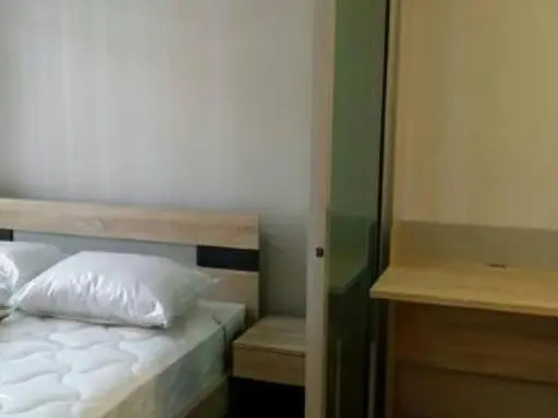 The pool view room has arrived. For rent, Plum Condo Chaengwattana Station is fully furnished. There is a washing machine ready. Hurry up.