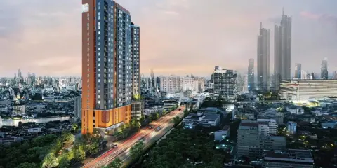 ขายดาวน์ โฟล บาย แสนสิริ ชั้น 12 ห้องเป็นสัดส่วน มองเห็นวิวแม่น้ำ พร้อมเฟอร์นิเจอร์ ห้ามพลาด