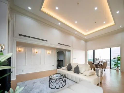 Urgent sale! The Pano Rama 3, beautifully decorated unit with high-quality built-in furniture, panoramic views of the Chao Phraya River and Bhumibol B images