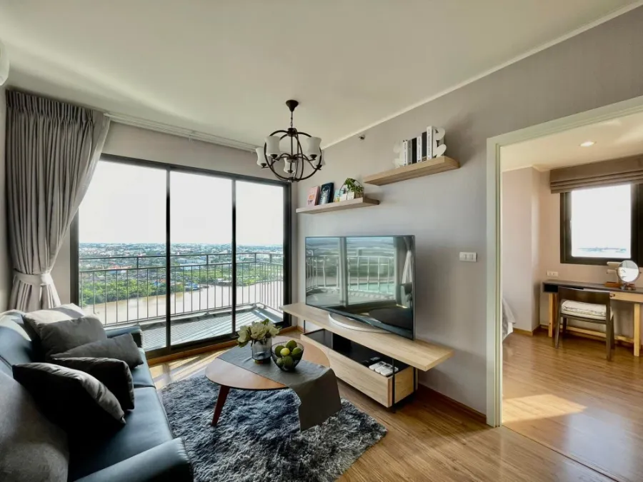 Condo for sale or rent U Delight Residence Riverfront Rama 3, 29th floor, good view, 2 bedrooms, ready to move in. Book now.
