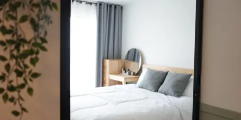 ให้เช่า Kave Condo ชั้น 6 ห้องมุม มาพร้อมการตกแต่งที่ครบครัน จองเลย ห้ามพลาด