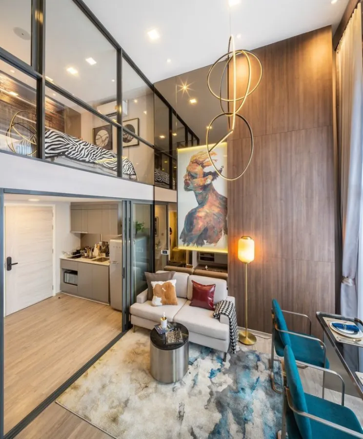 ขายดาวน์ คอนโด โมดิซ ไรห์ม รามคำแหง เพดานสูง สไตล์ loft 2 ชั้น ตำแหน่งดี ทำเลเด่น รีบจองก่อนหมด!!