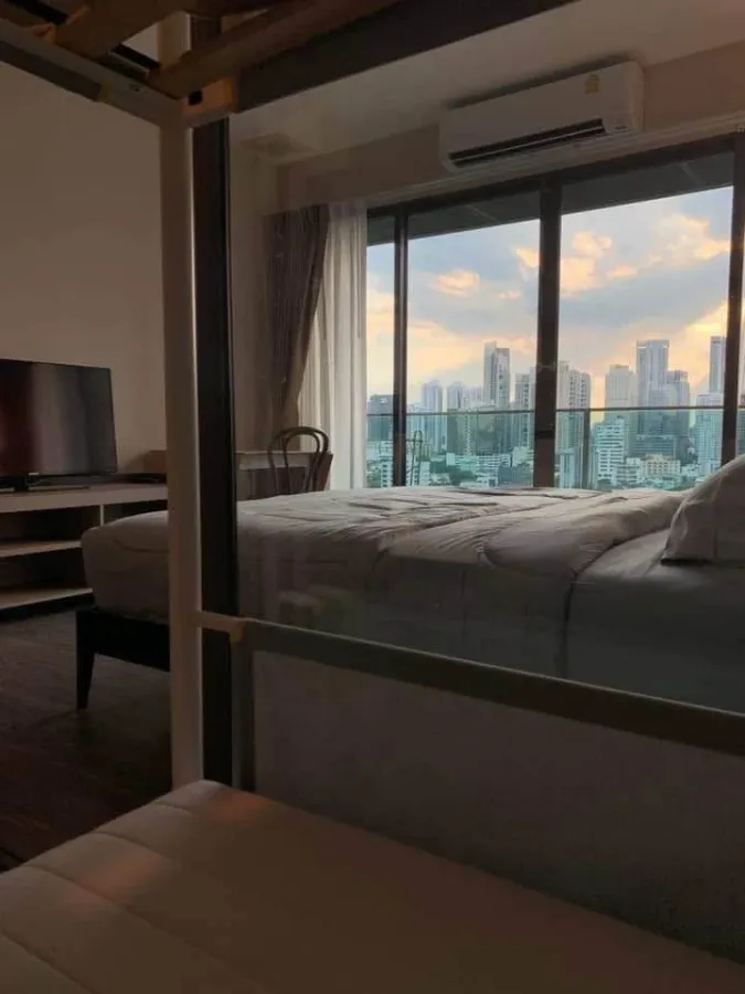 For rent: Noble remix Sukhumvit 36, very spacious room, well-proportioned room, city view, panoramic view, beautiful and excellent, must book.