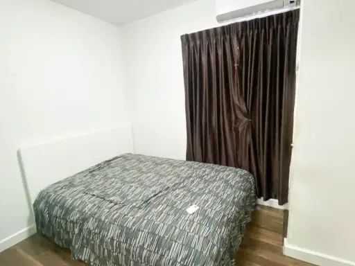 Condo for rent, A Space Me Bangna, high floor, fully furnished, ready to move in, good location, convenient transportation, book now.