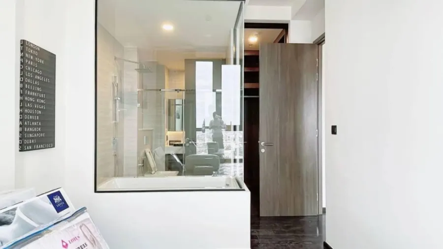 Condo for rent, Park Origin Thonglor, high floor, beautiful view, privacy, fully furnished, don't miss it.