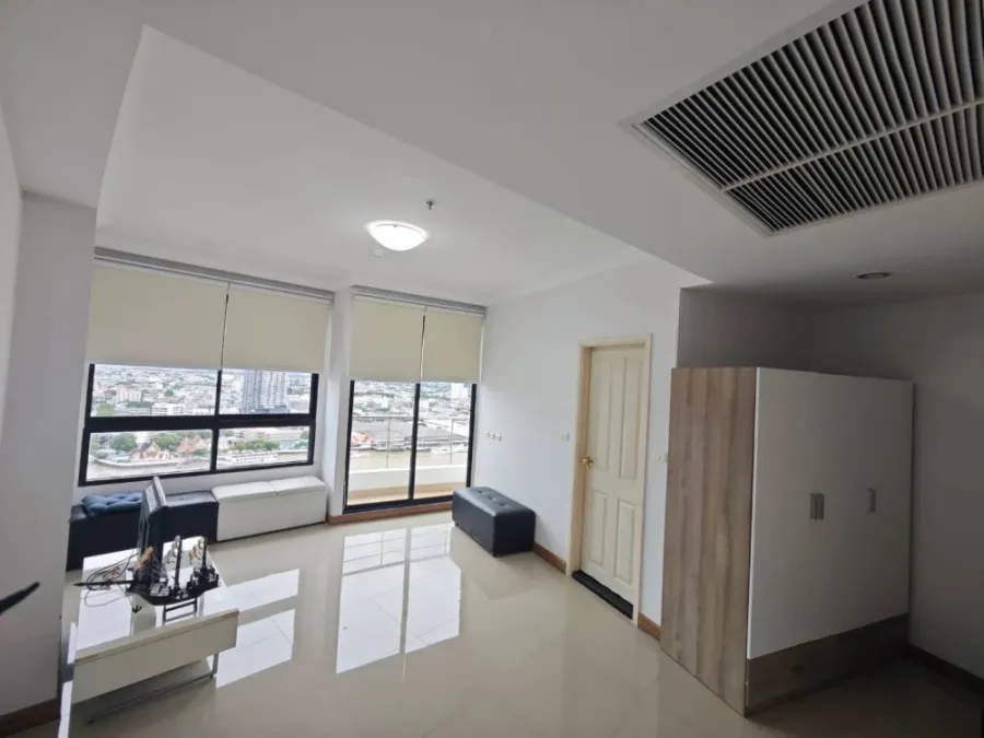 For rent!! Condo Supalai Casa Riva, 26th floor, beautiful and luxurious room, Chao Phraya River view, ready to move in, hurry up and book now!!