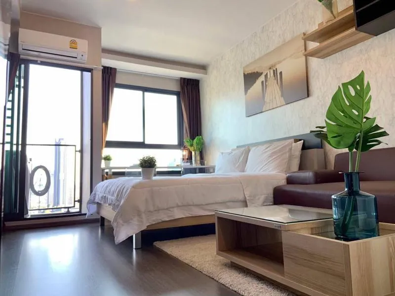 Urgent for rent !! Ideo Sukhumvit 93 Condo, corner unit, high floor, good location, close to the source of food, don't miss !!