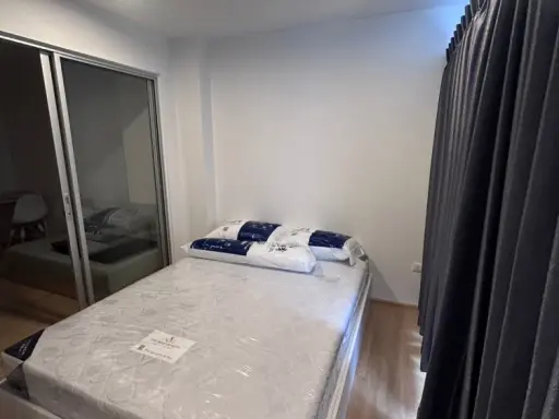 ให้เช่า เสนา คิทท์ ฉลองกรุง-ลาดกระบัง ตึก B ชั้น 2 ห้องใกล้ลิฟท์ มี Walk-in closet ใส่ของได้จุใจ ห้ามพลาด