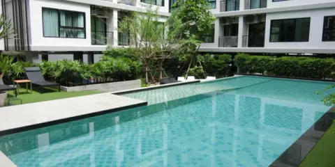 ขายด่วน !! คอนโด วิลล่า ลาซาล ห้องสวย เฟอร์ครบ วิวสระว่ายน้ำ ไม่ต้องกลัวร้อน ช้าหมด อดแน่ !!