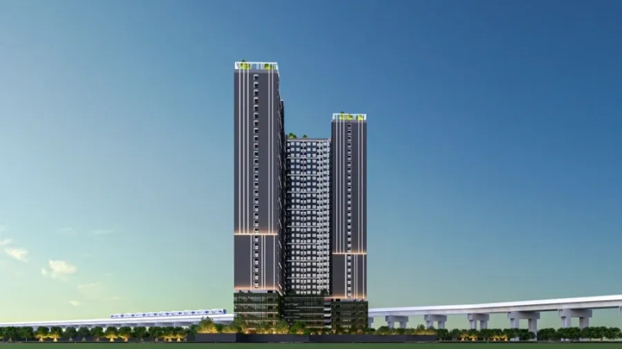 Condo for sale, Regent Home Wutthakat, corner room, high floor, special room plan, open view, buy urgently.