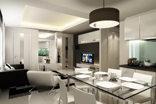ขาย Apus condo พัทยากลาง ห้องแต่งสไตส์เรียบง่าย น่าอยู่ พร้อมโซฟาขนาดใหญ่น่านั่งนุ่มๆ จองด่วนจ้า
