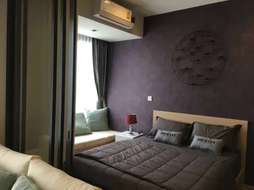 Condo for rent, M Jatujak, convenient transportation, fully furnished, ready to move in, don't miss it