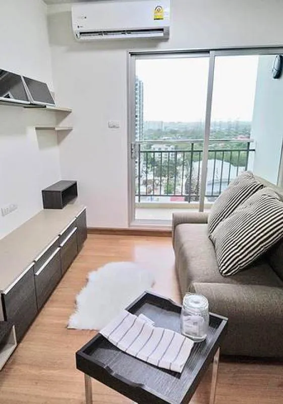 Supalai City Resort Chaengwattana for rent, 1 bedroom, 15th floor, fully furnished, ready to move in. Don't wait, book now.