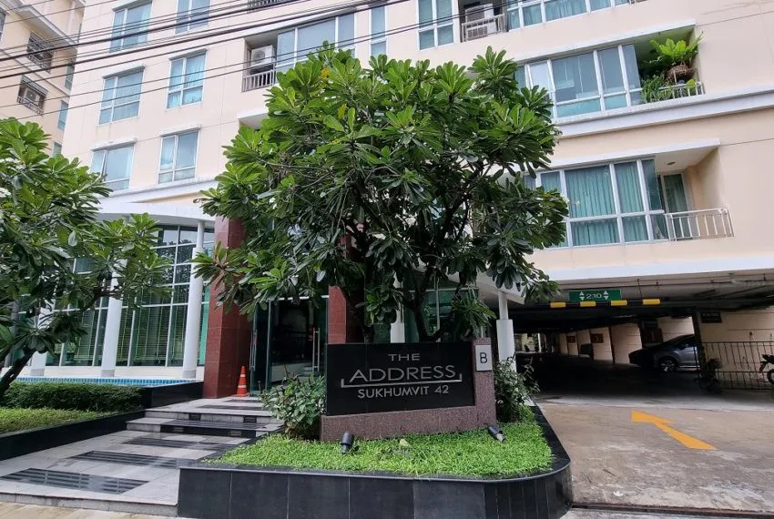 ขาย ให้เช่าคอนโด ดิ แอดเดรส สุขุมวิท 42 1 ห้องนอน 1 ห้องน้ำ เฟอร์นิเจอร์ครบชุด ราคาประหยัด จองเลยจ้า