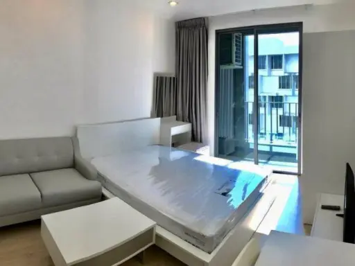 For rent, Ideo Q Chula-Samyan, new beautiful room, whole gig, fully furnished, ready, don't wait, don't miss it. images