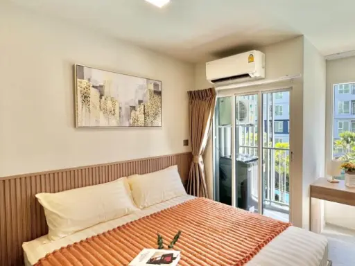 ให้เช่า เคฟ ทาวน์ ไอส์แลนด์ วิวสระ กั้นแยกห้องเป็นสัดส่วน Fully Furnished สนใจรีบจองเลย ด่วนๆ