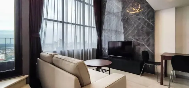 ให้เช่า คอนโด ไนท์บริดจ์ ไพร์ม สาทร ชั้นสูง ได้วิวเมือง ห้อง Duplex ตกแต่งสไตล์โมเดิร์น จองด่วนๆ images