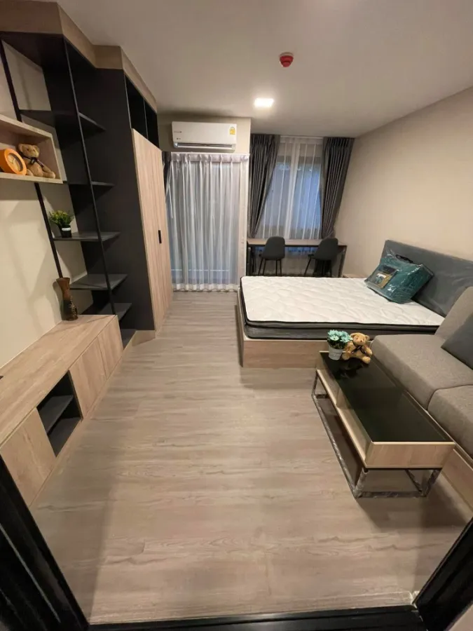 ให้เช่า Dcondo Campus Hideaway Rangsit ตกแต่งอย่างดี เฟอร์นิเจอร์ Built-in ครบจบในห้องเดียว จองเลย