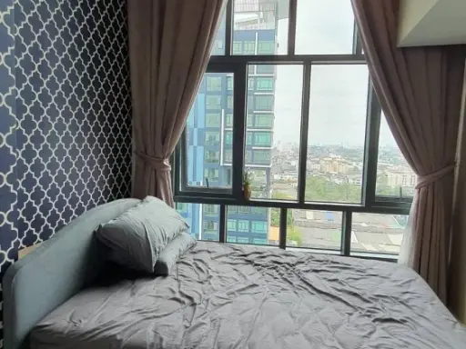 Condo for sale, Metro Sky Prachachuen, corner room, duplex (moff), comes with a low price Let me tell you that you must not miss it.