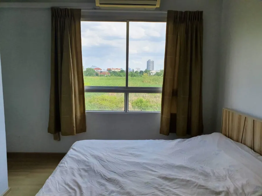 ขาย พลัมคอนโด สามัคคี ชั้น 2 ห้องสตูดิโอ ตกแต่งเรียบง่ายน่าอยู่ ได้วิวธรรมชาติสุดๆ ห้ามพลาด จองเลย