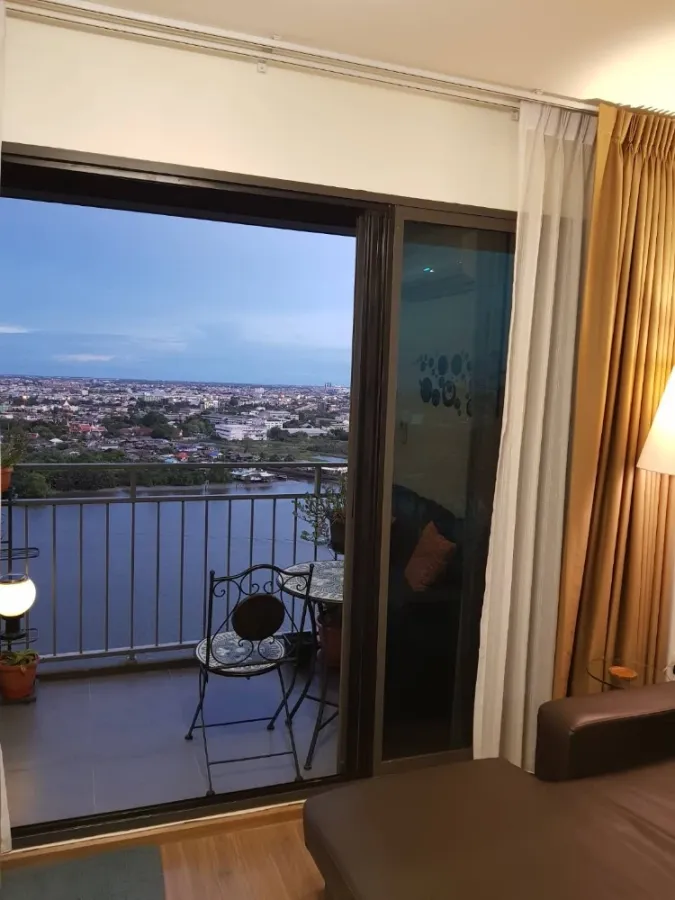 ให้เช่า U Delight Residence Riverfront Rama 3 ชั้น 24 วิวแม่น้ำ แต่งครบ น่าอยู่ สนใจจองเลย