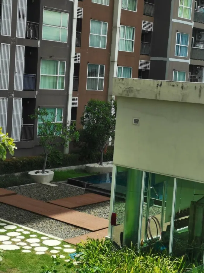 For sale, Aspire Rattanathibet, 1 bedroom, 1 bathroom, nice room, good view, fully furnished, can't miss it