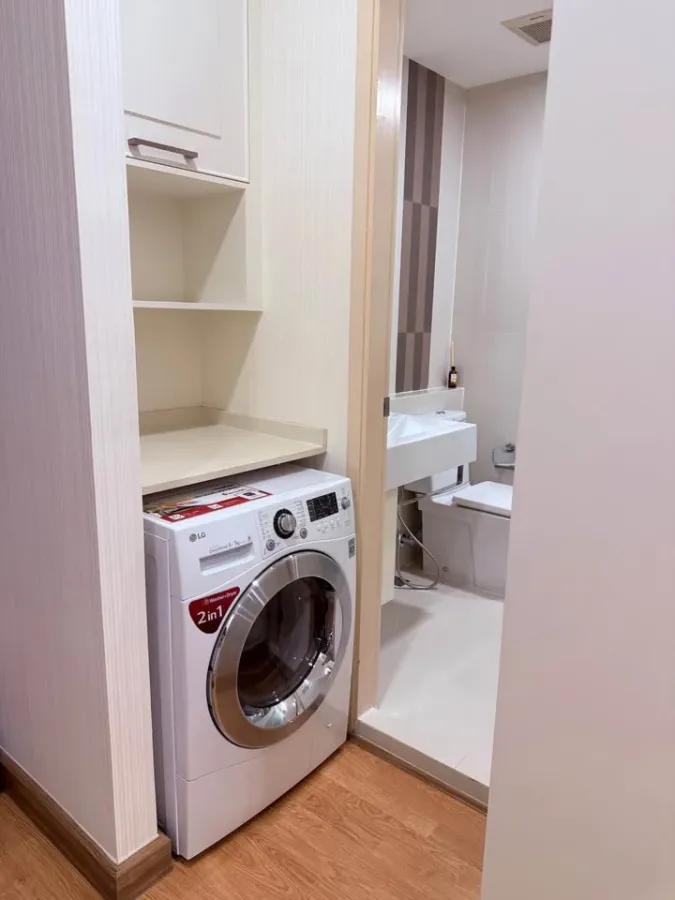 ให้เช่า Q House Sukhumvit 79 ห้องพร้อมอยู่ เฟอร์พร้อม กว้างขวางอยู่สบาย จองเลย