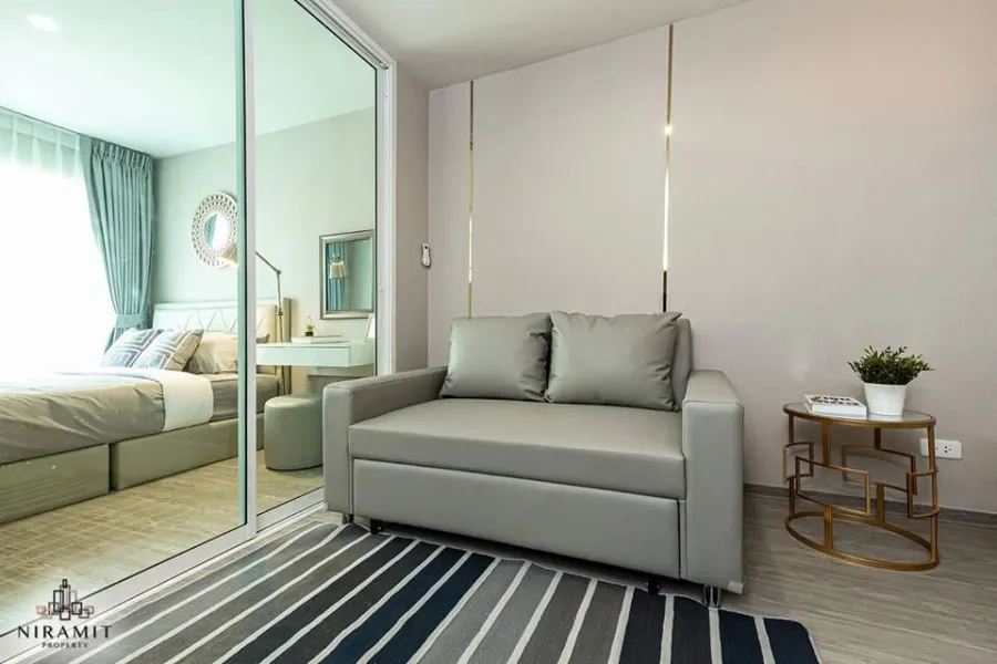 Condo for rent, Regent Home, Sukhumvit 97/1, nice room, decorated in modern style, complete furniture, good price, hurry to book