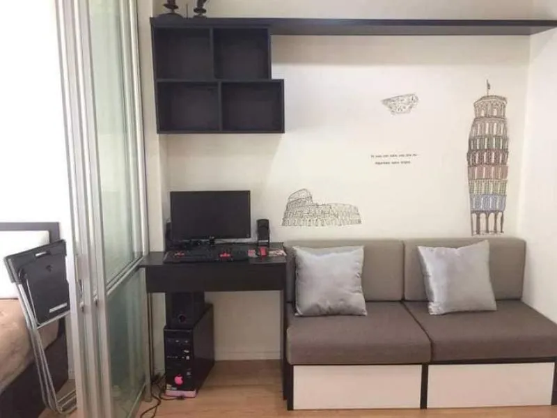 Condo for rent, Lumpini Mega City Bangna, clean room, beautiful furniture, convenient transportation, close to the expressway, do not miss it.