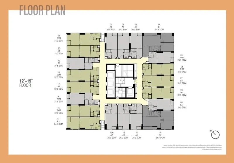 ขายดาวน์ Culture Thonglor ห้องสตูดิโอ ห้อง 26 ตรม. ชั้น 18 ในทำเลสุดปัง จองเลยอย่ารอช้า