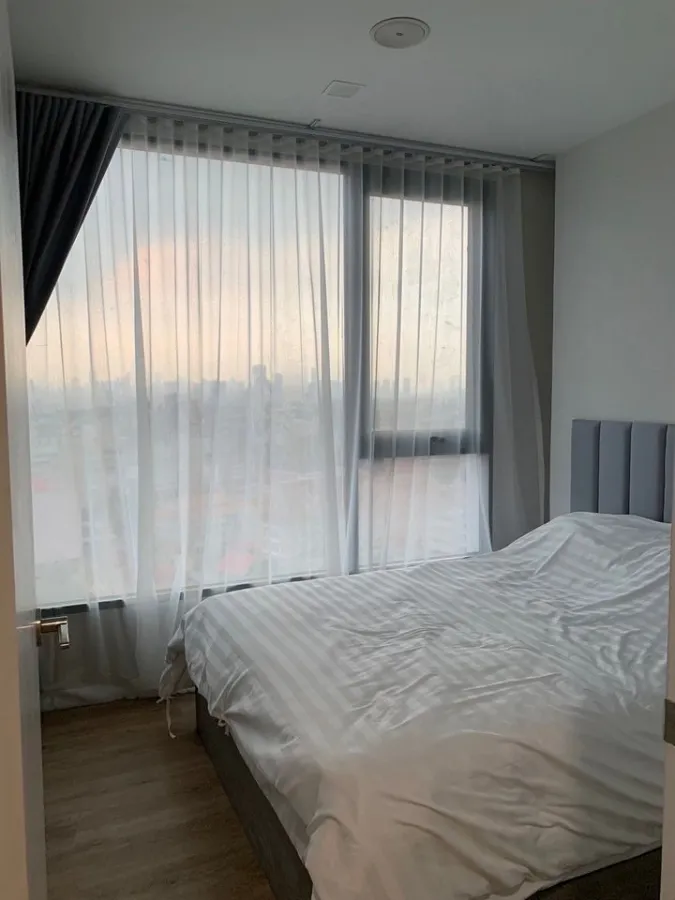 Condo for rent, Modiz Rhyme Ramkhamhaeng, 15th floor, great view, comfortable decorated room. Already feel comfortable. Good price. Book now.