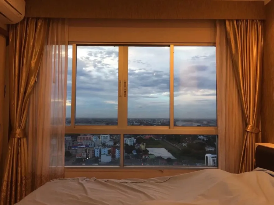 Urgent sale!! Lumpini Mega City Bangna condo, high floor, beautiful view, well-built decoration, good price, don't miss it!!