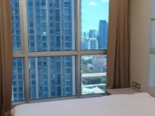 Condo for rent, The Address Asoke, beautiful room, very pleasant, everything is complete, close to MRT Phetchaburi, very convenient, hurry.