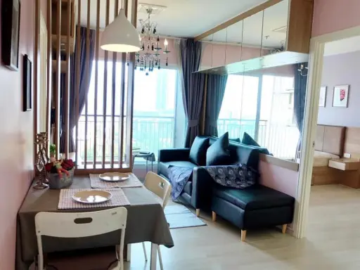 ให้เช่า แอสปาย รัตนาธิเบศร์ ชั้น 15 ห้องสวย แต่งครบ พร้อมเฟอร์นิเจอร์และเครื่องใช้ไฟฟ้าครบครันจ้า