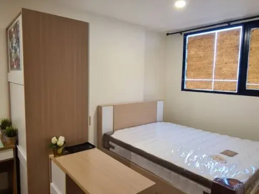 Condo for rent, The Origin Sukhumvit - Praksa, studio room, fully furnished. Just bring your belongings and move in.