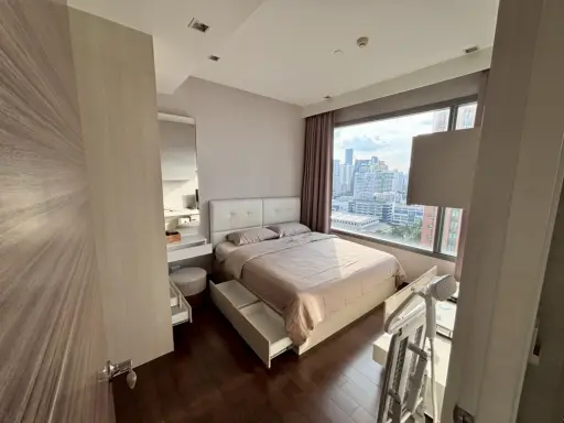 Q Asoke condo for rent, 17th floor, city view, fully furnished. Book now! images