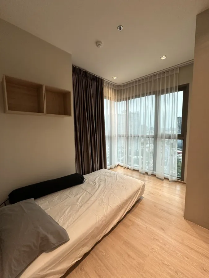 For rent: The Wisdom Station Ratchada-Tha Phra, 22nd floor, beautiful view, mostly corner rooms. If you don't reserve, you'll make a big mistake.