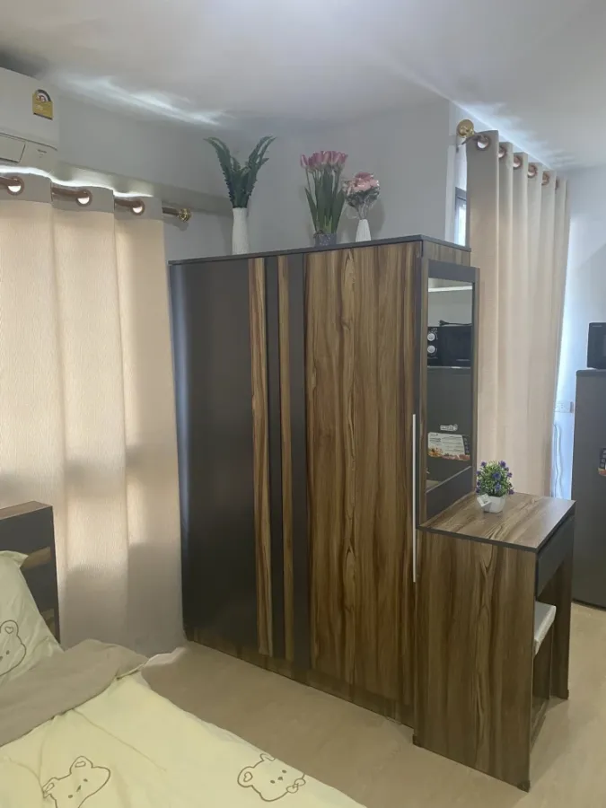 For rent: The Diamond Nawa Nakhon-Taladthai, a nice room with complete furniture at a great price. Hurry and book now!