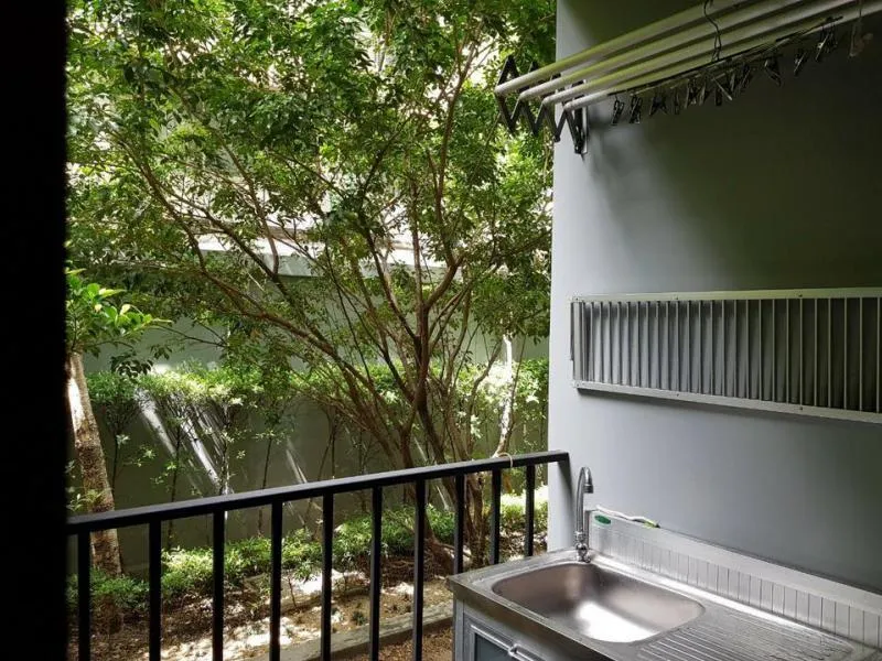 Condo for rent, The Reserve Kasemsan, 3 studio rooms, fully furnished, tight security, don't worry! Let's go!