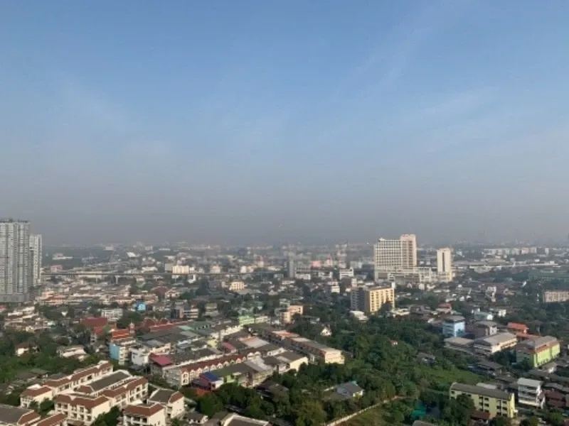 For rent Elio Sathorn-Wutthakat Building A, 29th floor, corner room, beautiful view, good wind, wallpaper in the whole room, hurry up!