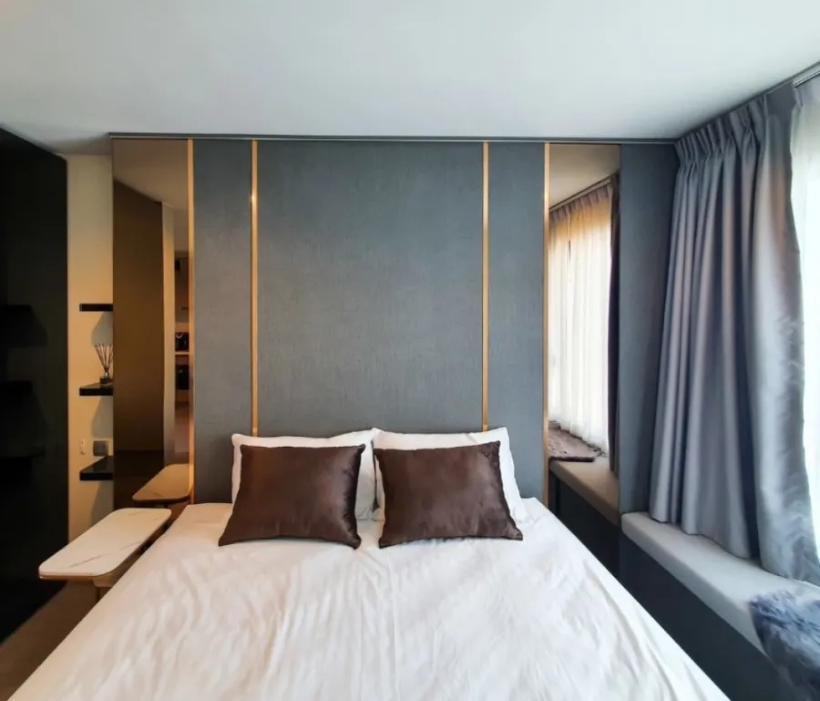 For rent Life Ladprao, perfectly decorated room, very livable, fully furnished and electrical appliances, book now