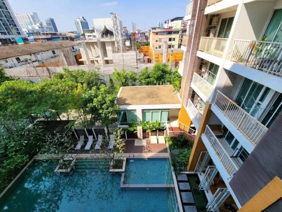 Condo for sale: Haven Phahon Yothin, spacious room, partitioned, fully furnished, ready to move in. Don't just look.