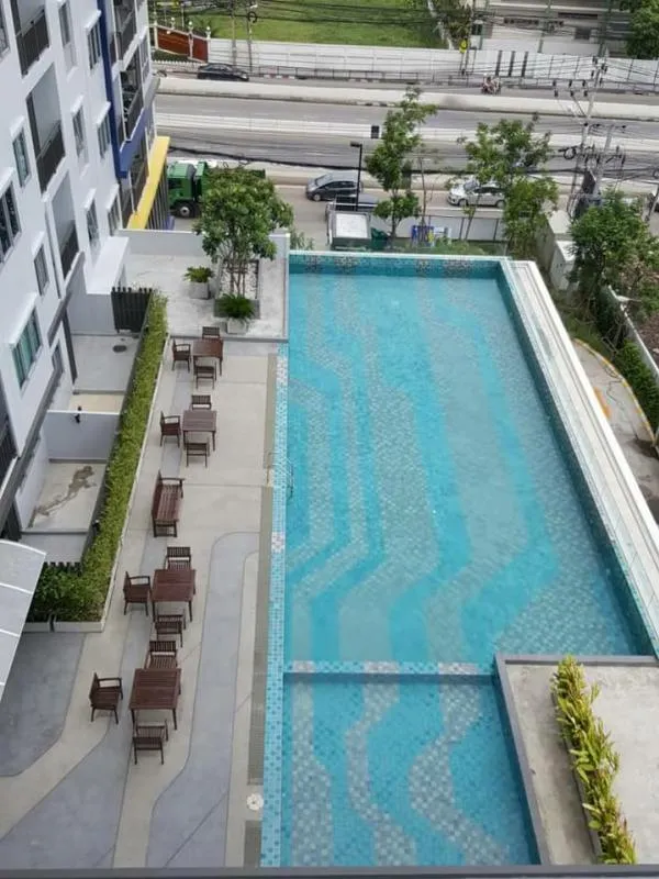 For rent, Silk Place Phahonyothin, Laksi, the most beautiful decorated room, the rim room, long stay, there is a discount for you.