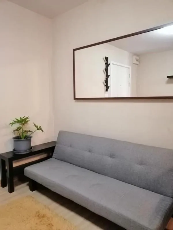 For rent Plum Condo Phahon Yothin 89, beautiful room, clean, very nice, high floor, good If you don't book, you will regret it.