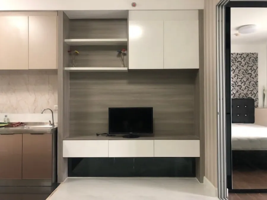 For rent, A Space Me Bangna, furniture and electrical appliances, don't wait.